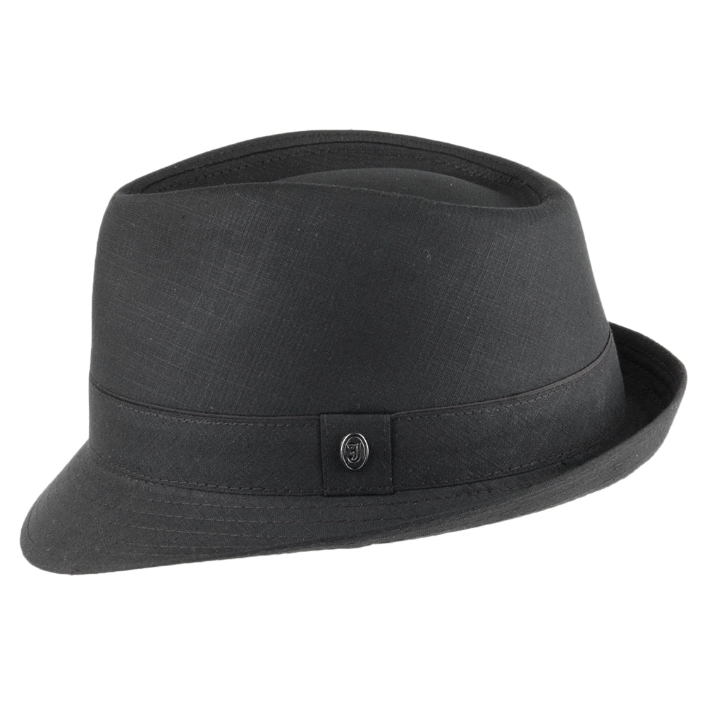 Cotton Trilby Hat Black Wholesale Pack
