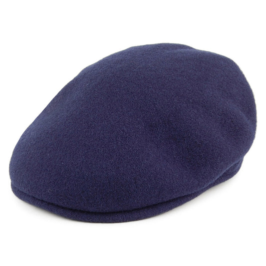 Classic Wool Flat Cap Navy Blue Wholesale Pack