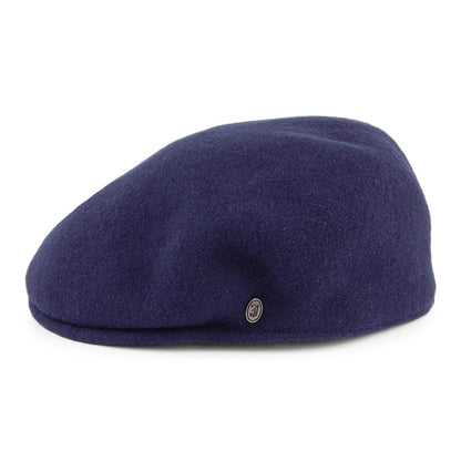 Hats Classic Wool Flat Cap Navy Blue Wholesale Pack