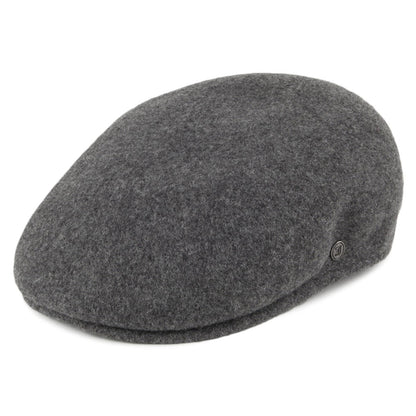 Hats Classic Wool Flat Cap Charcoal Wholesale Pack