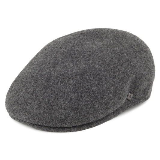 Classic Wool Flat Cap Charcoal Wholesale Pack