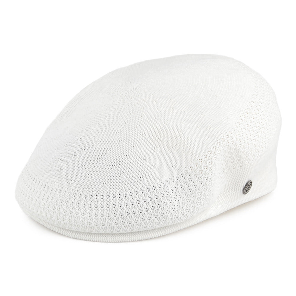 Hats Summer Flat Cap White Wholesale Pack