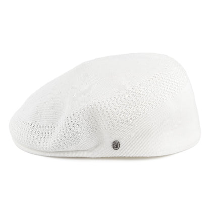 Hats Summer Flat Cap White Wholesale Pack