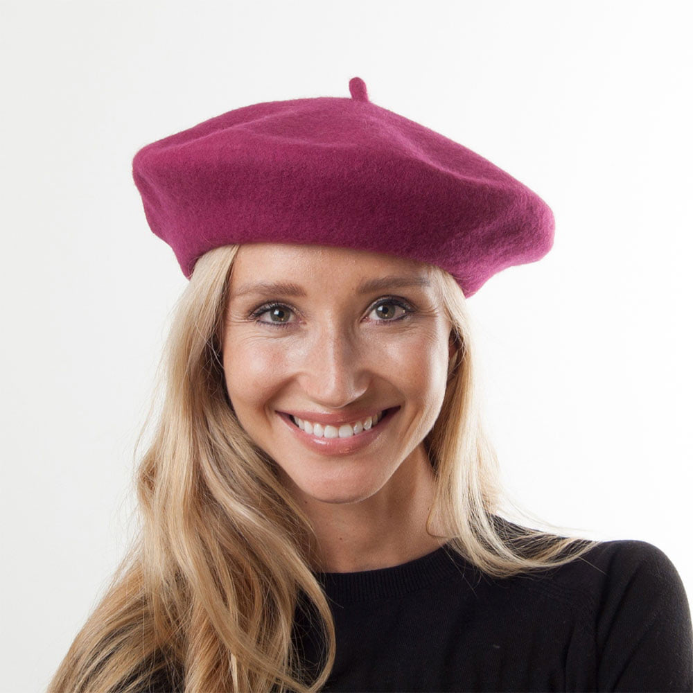 Wool Beret Raspberry Wholesale Pack – Jaxon & James