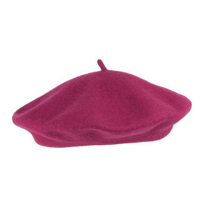 Wool Beret Raspberry - Wholesale Pack - 200 Hats