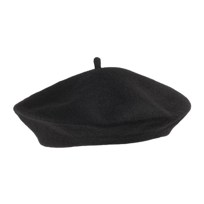 Wool Beret Black - Wholesale Pack - 200 Hats