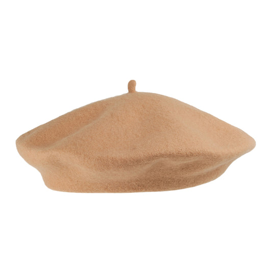 Wool Beret Camel - Wholesale Pack - 200 Hats